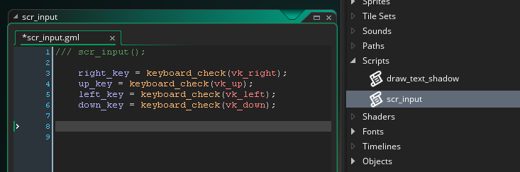 game maker studio 2 scripts